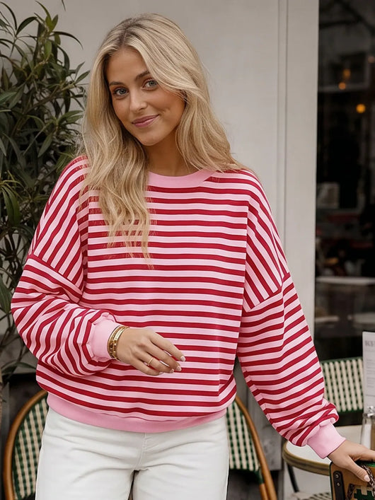 Luvoria Crew-Neck Open-back Sweater
