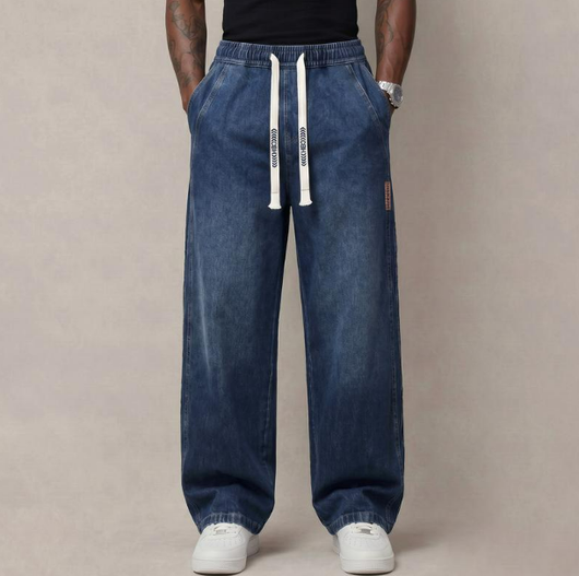 Men’s jeans made from stretchy cotton