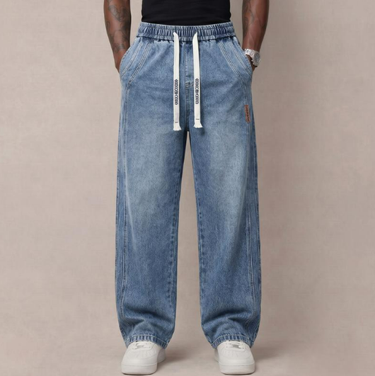 Men’s jeans made from stretchy cotton