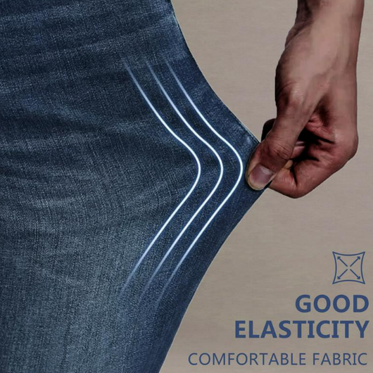 Men’s jeans made from stretchy cotton