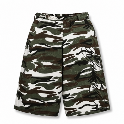 Luvoria Camo Baggy Shorts