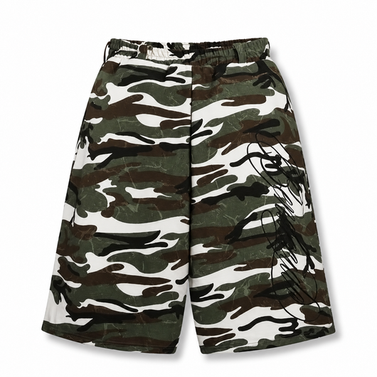 Luvoria Camo Baggy Shorts
