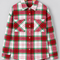 Luvoria Christmas Plaid Button-Down