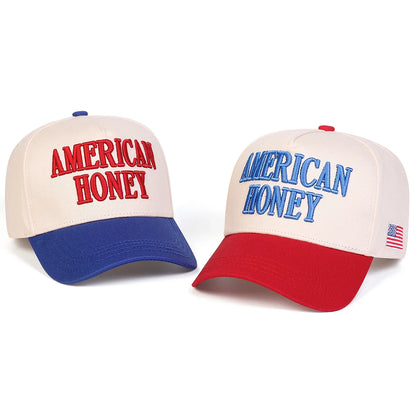 AMERICAN HONEY Embroidery Baseball Caps