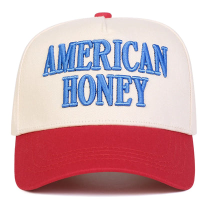 AMERICAN HONEY Embroidery Baseball Caps