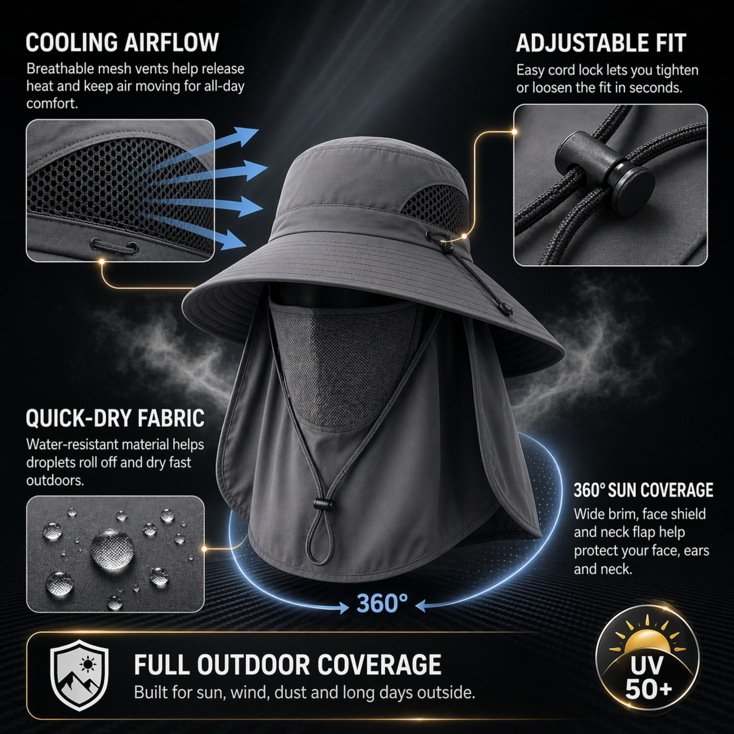 Luvoria™ Ultimate 360° All Terrain Sun Hat